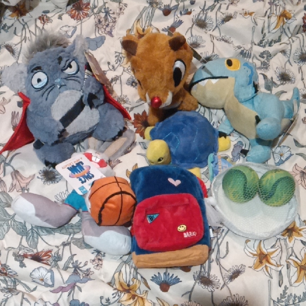 Assorted BarkBox Dog Toys